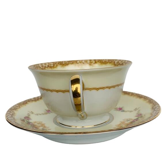 1933 Noritake China Teacup & Saucer - Picture 8 of 14